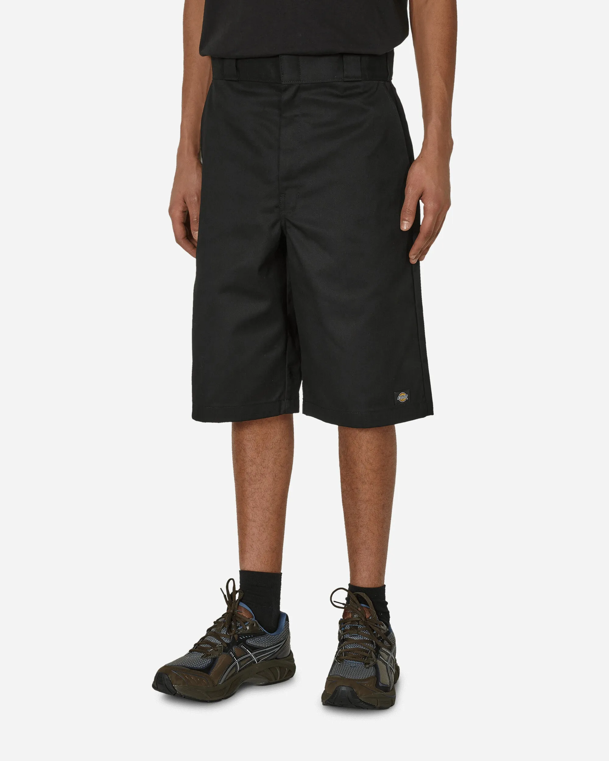 13 Inch Multi Pocket Work Shorts Black