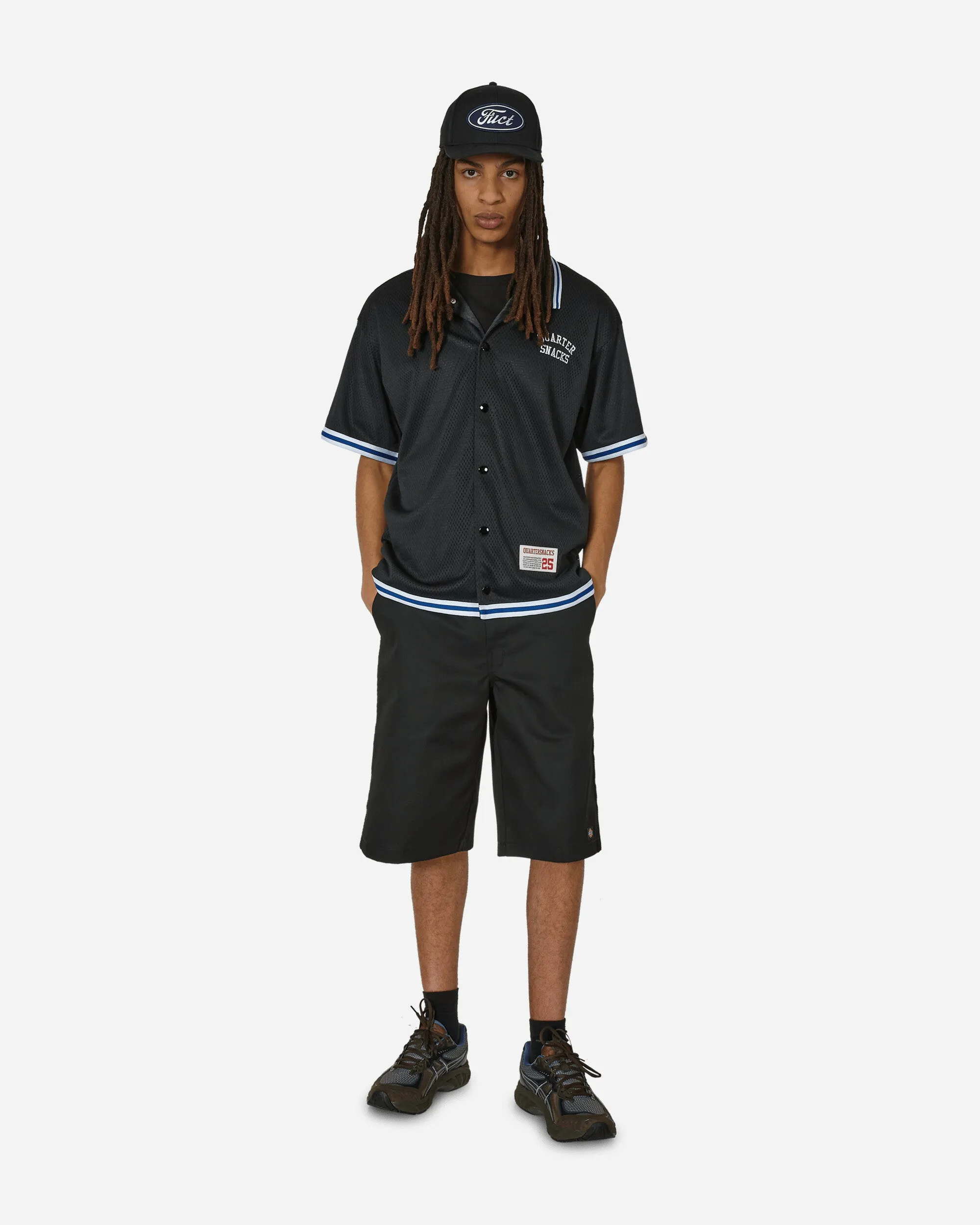 13 Inch Multi Pocket Work Shorts Black