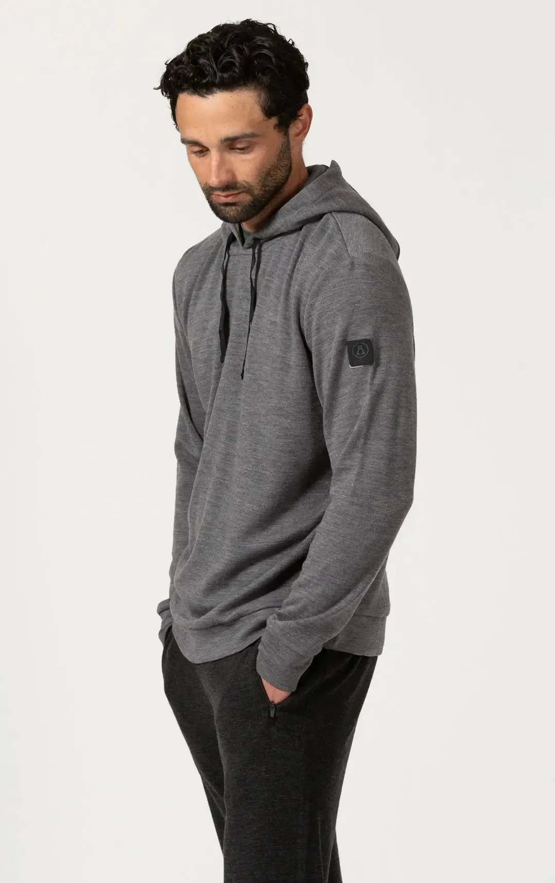 320GSM MERINO HOODED PULLOVER