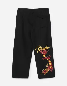 5246 Tour Dragon Map Loose Snopants Black