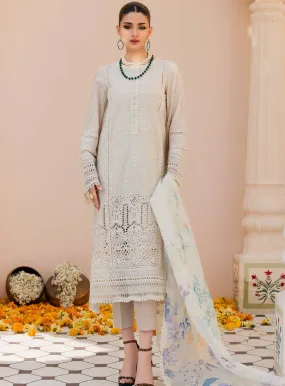 Amal By Motifz Digital Embroidered Lawn 3 Piece Unstitched Suit MT24A 4629-INARA