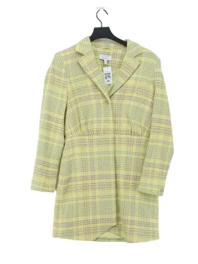 & Other Stories Women's Coat UK 10 Yellow 100% Polyester