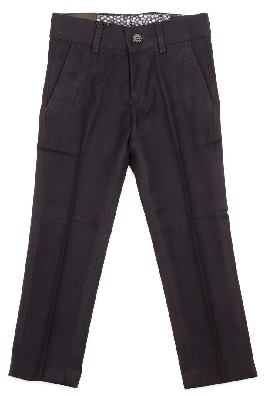 Armando Martillo Elegant Wool-Feel Husky Fit Boys Pants