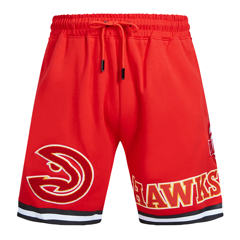 ATLANTA HAWKS CLASSIC CHENILLE MEN'S DK SHORT (RED)