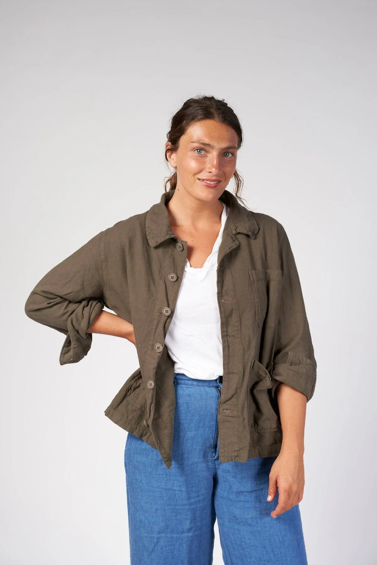 Ava Jacket - Textured Cotton