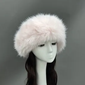 Baby Pink Faux Fur Headband