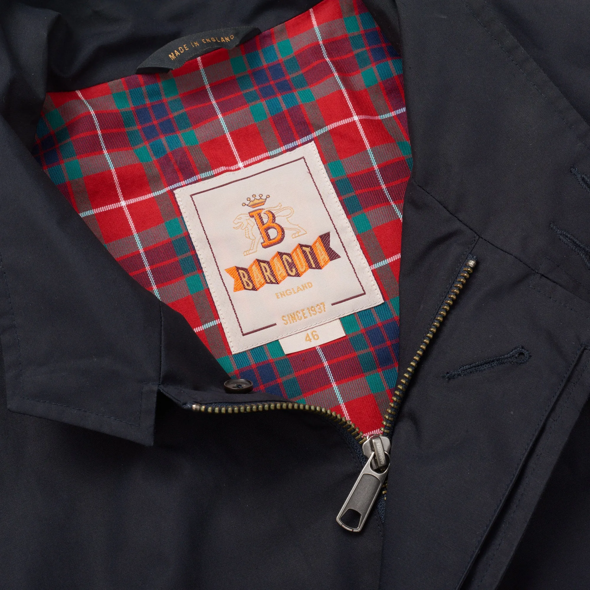 BARACUTA Made in England Blue Jacket Coat US 46 2XL