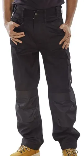 Beeswift Premium Multi Pocket Work Trousers With Kneepad Pockets- Cpmpt