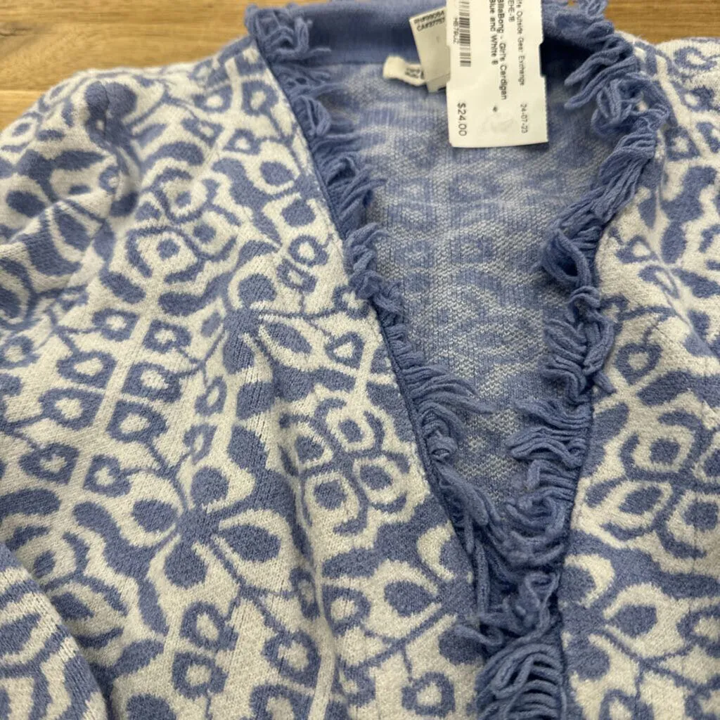 BillaBong - Girl's Cardigan: Blue and White-children-8