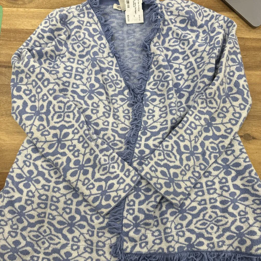 BillaBong - Girl's Cardigan: Blue and White-children-8