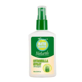 Bite Block Naturals Citronella Spray 100ml