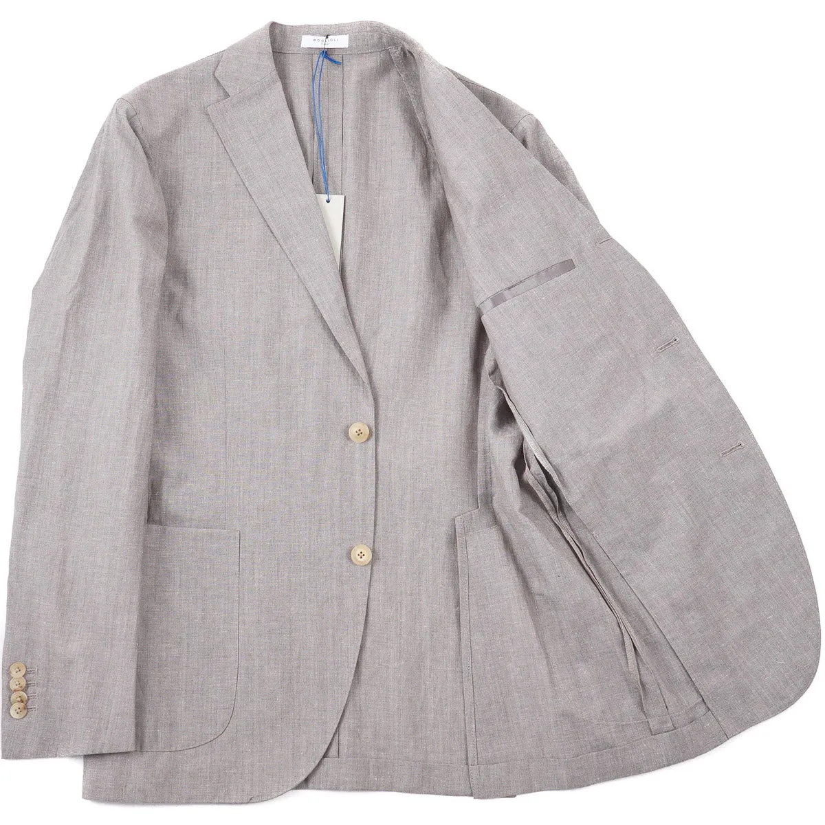 Boglioli Wool and Linen 'K Jacket' Suit