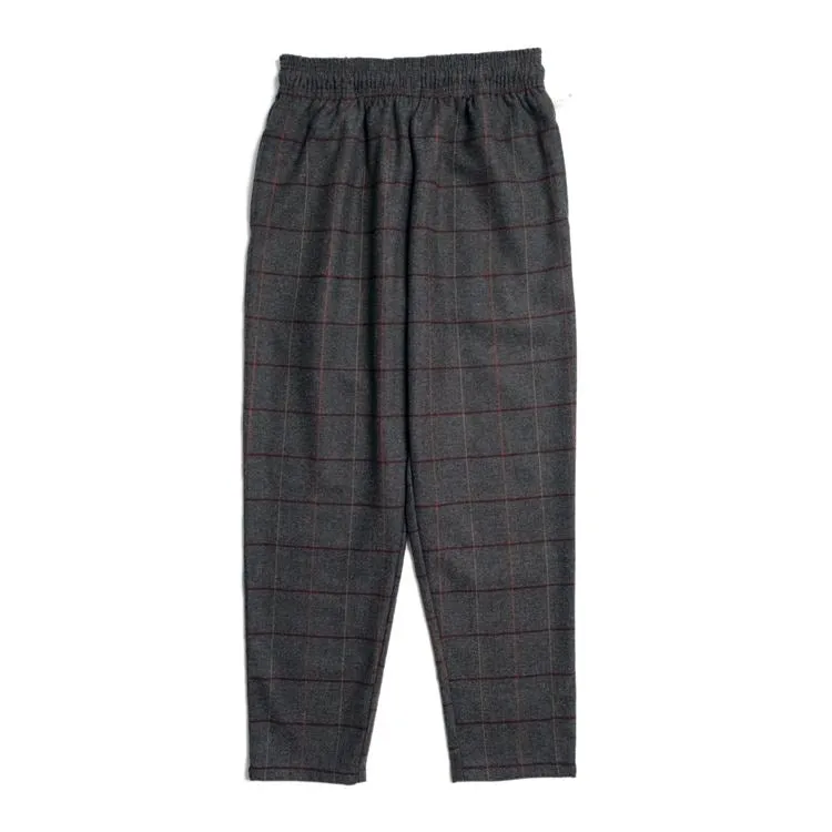 Cookman Chef Pants - Wool Mix Plaid : Gray