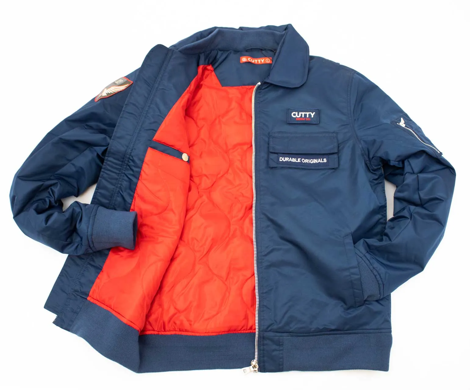 Cutty Champ Alpha Navy Bomber Jacket