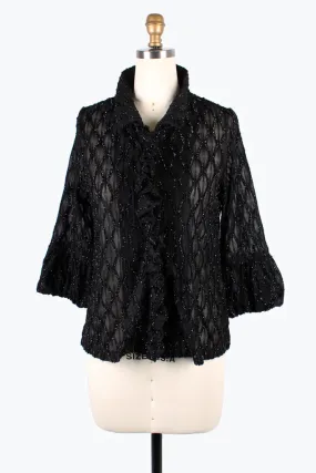 Damee Sparkling Ogee Ruffle jacket 2397-Gld