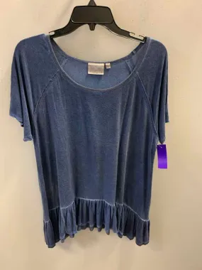 DANTELLE Tops Size L Blue SHORT SLEEVES TOP