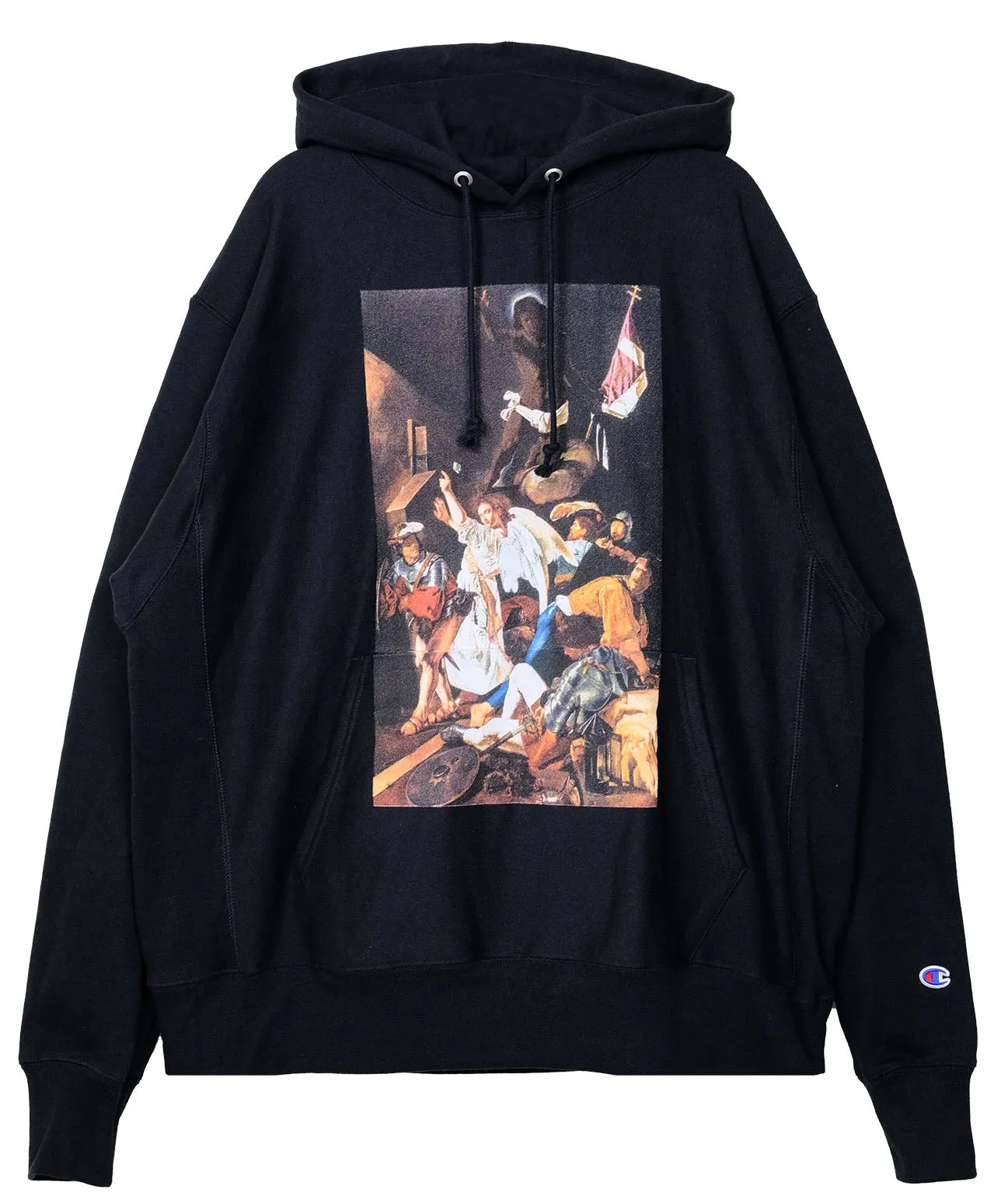 DENIM TEARS PYREX TEARS HOODIE BLACK