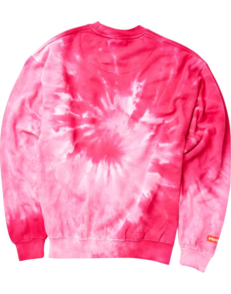 DISRUPTIVE BEHAVIOR DISORDER CREW PINK TIE DYE