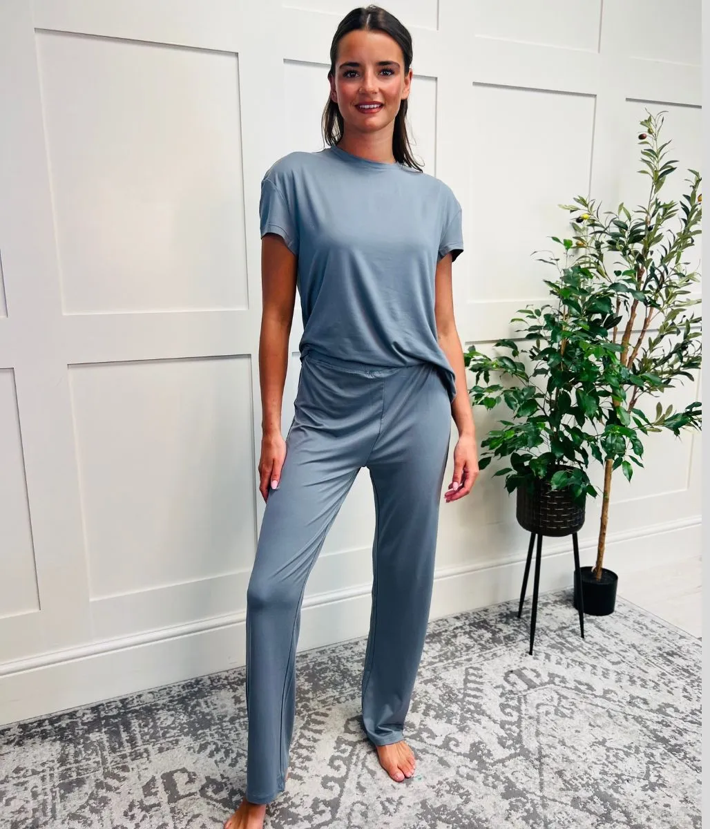 Grey Soft Loungewear Pyjamas