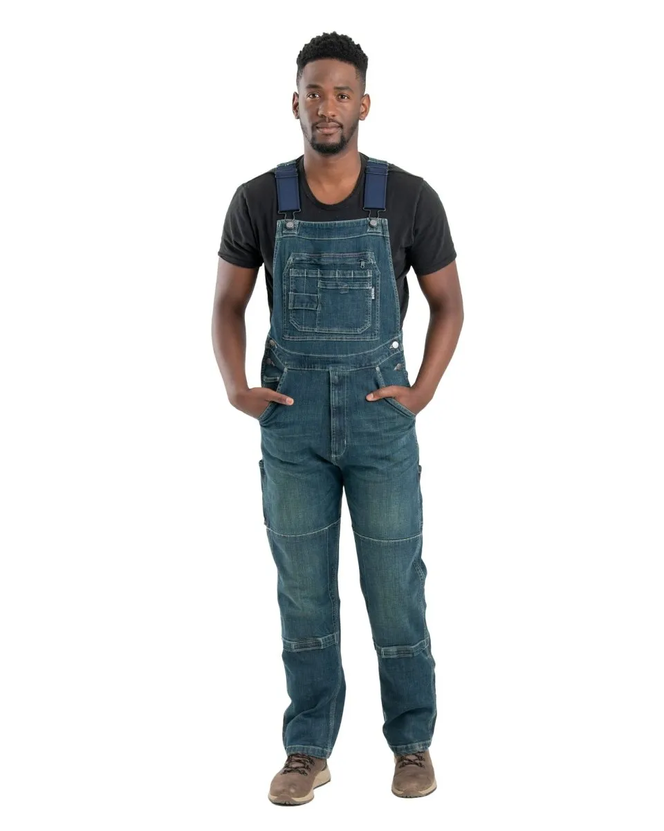 Highland Unlined Washed Flex Denim Bib Overall