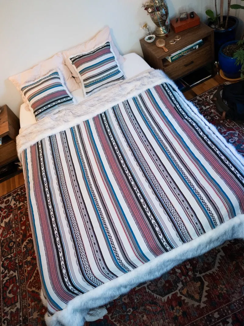 Husky Baja Faux Fur Large Blanket