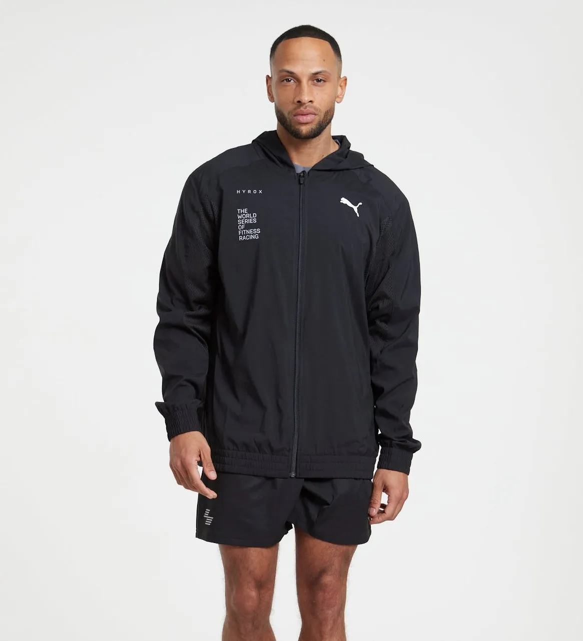 HYROX|PUMA FIT Woven FZ Jacket - Black