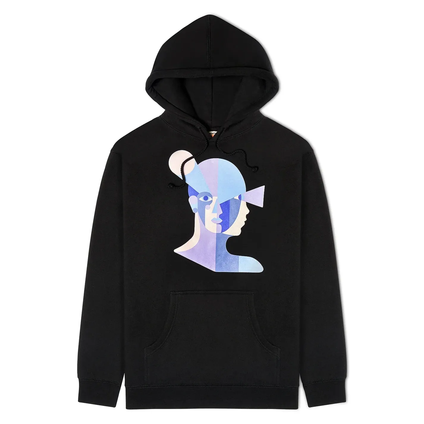 Kidsuper Bauhaus Face Hoodie 'Black'