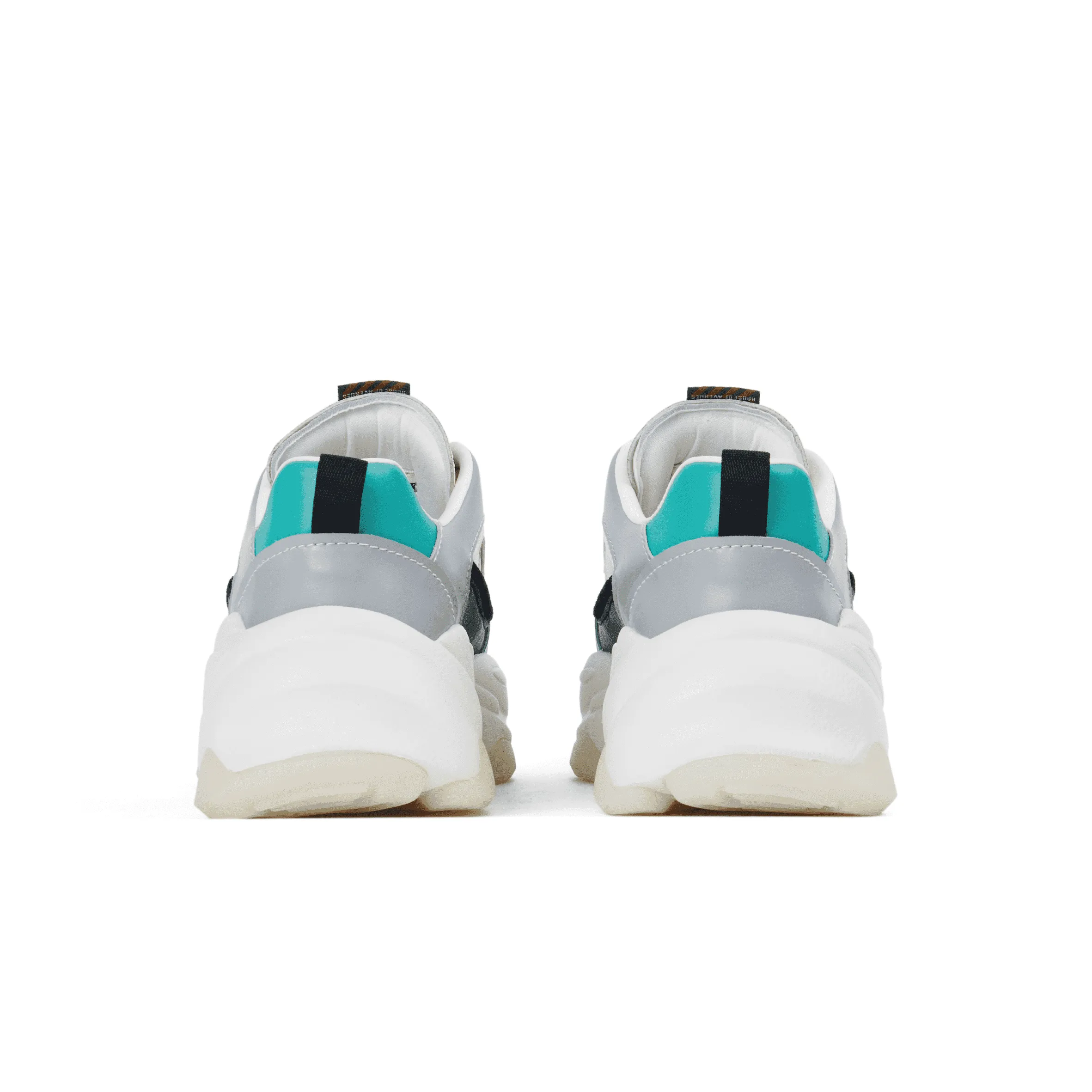 Ladies Color Block Chunky Sneaker 5519 White