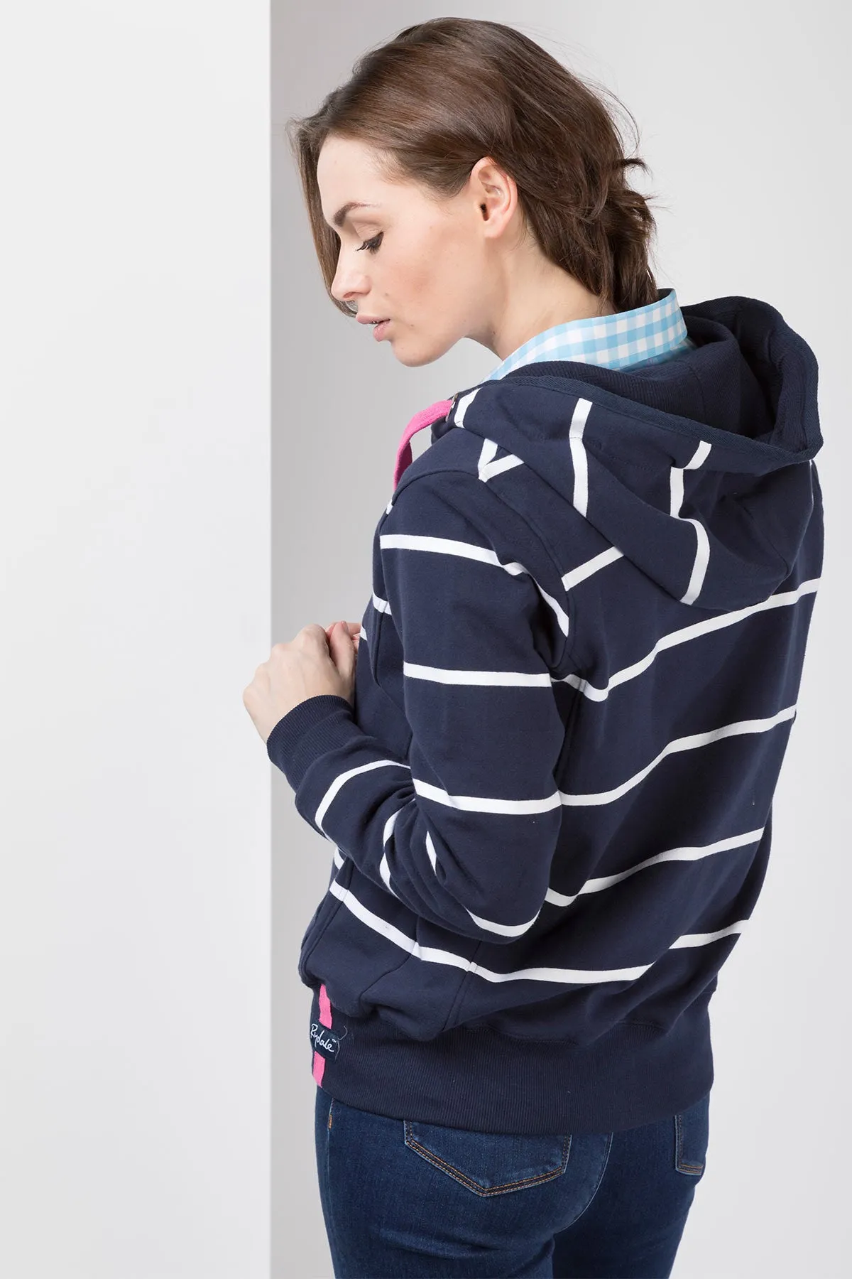 Ladies Hooped Hoody Full Zip