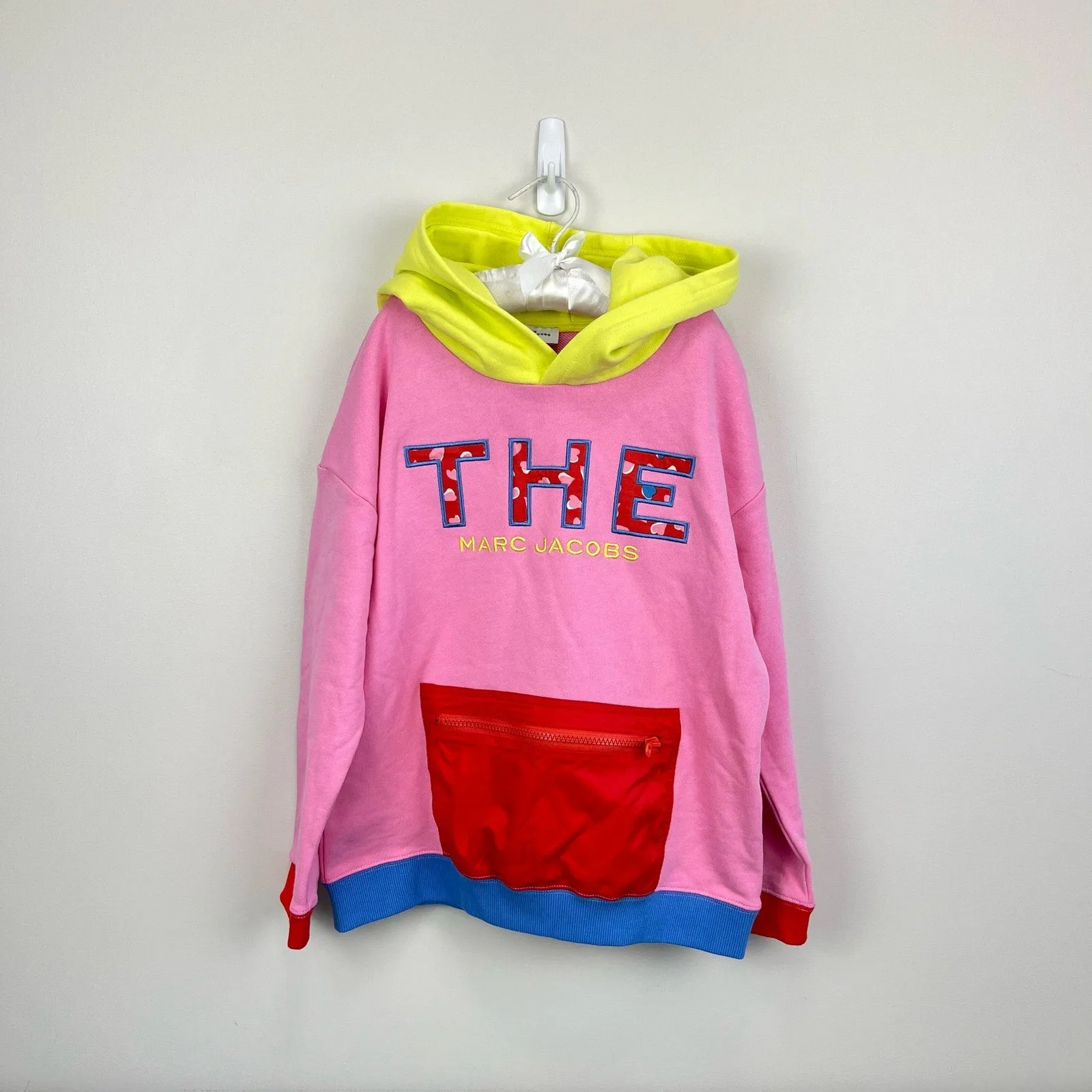 Marc Jacobs Kids Logo Colour-Block Hoodie 138 cm 10 Y