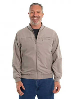 Microfibre Bomber Jacket