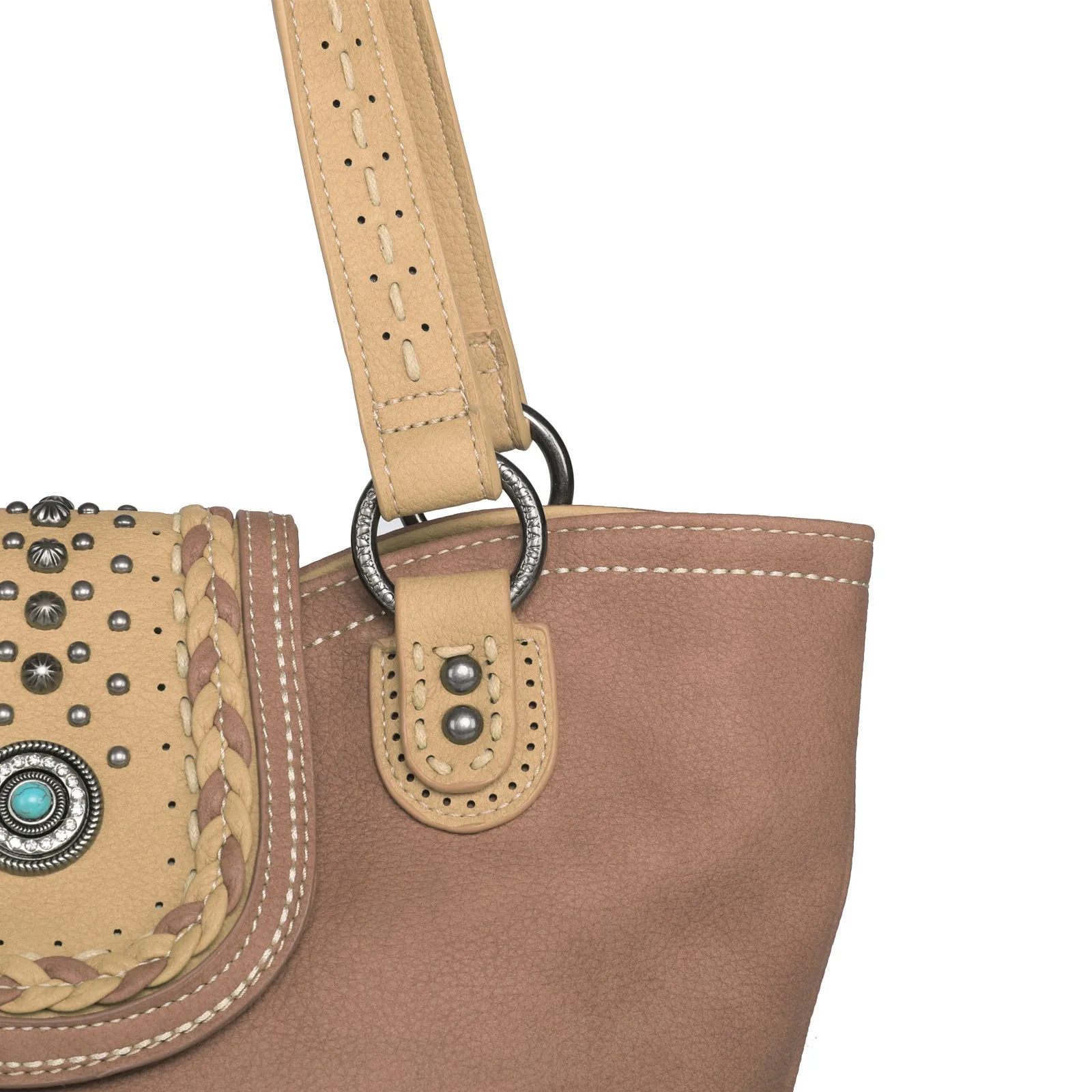 Montana West Concho Collection Concealed Carry Tote