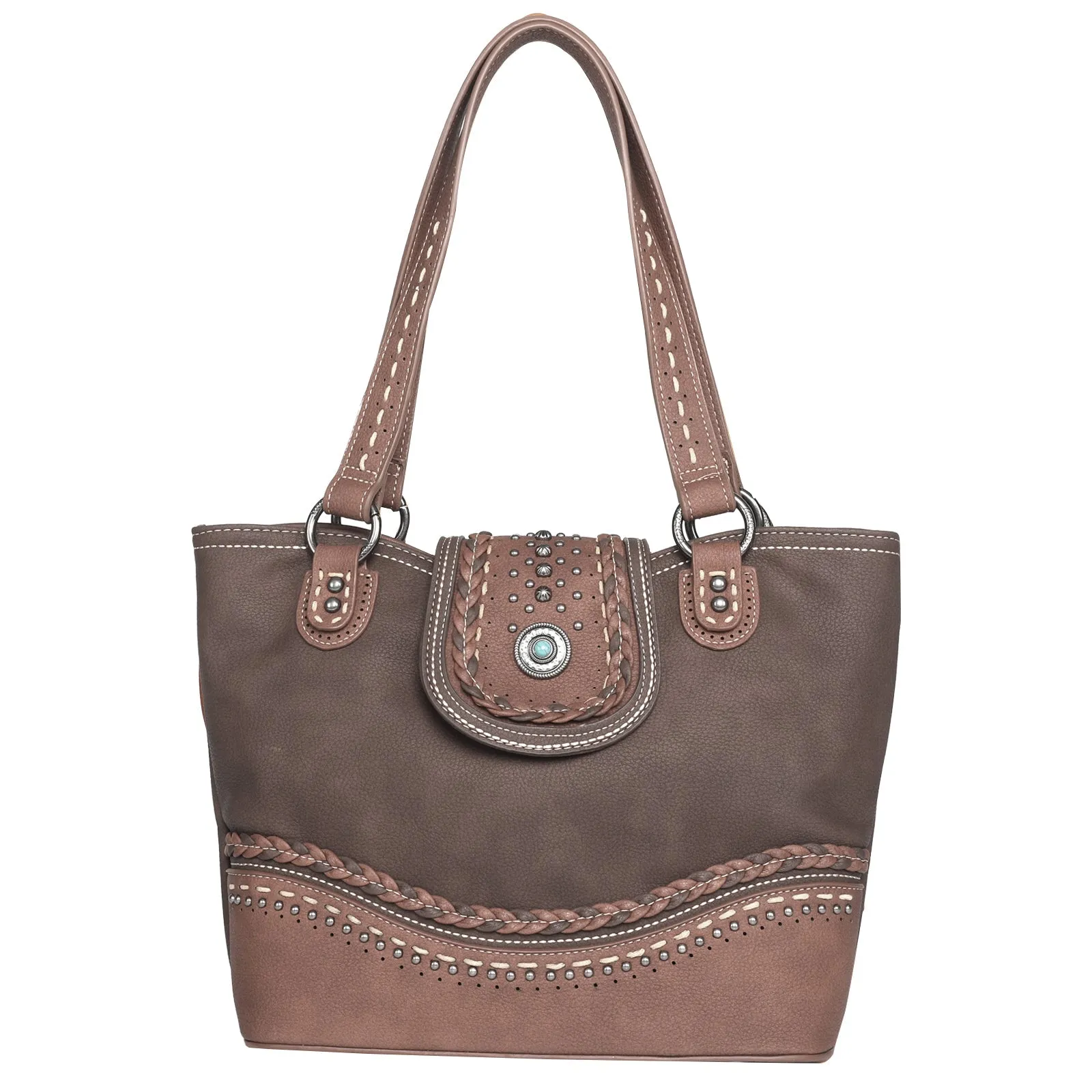 Montana West Concho Collection Concealed Carry Tote