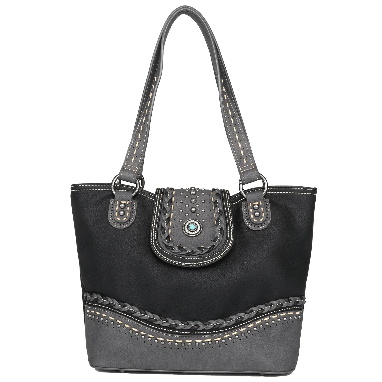 Montana West Concho Collection Concealed Carry Tote