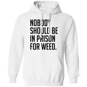 Nobody Should Be In Prison For Weed Hoodie