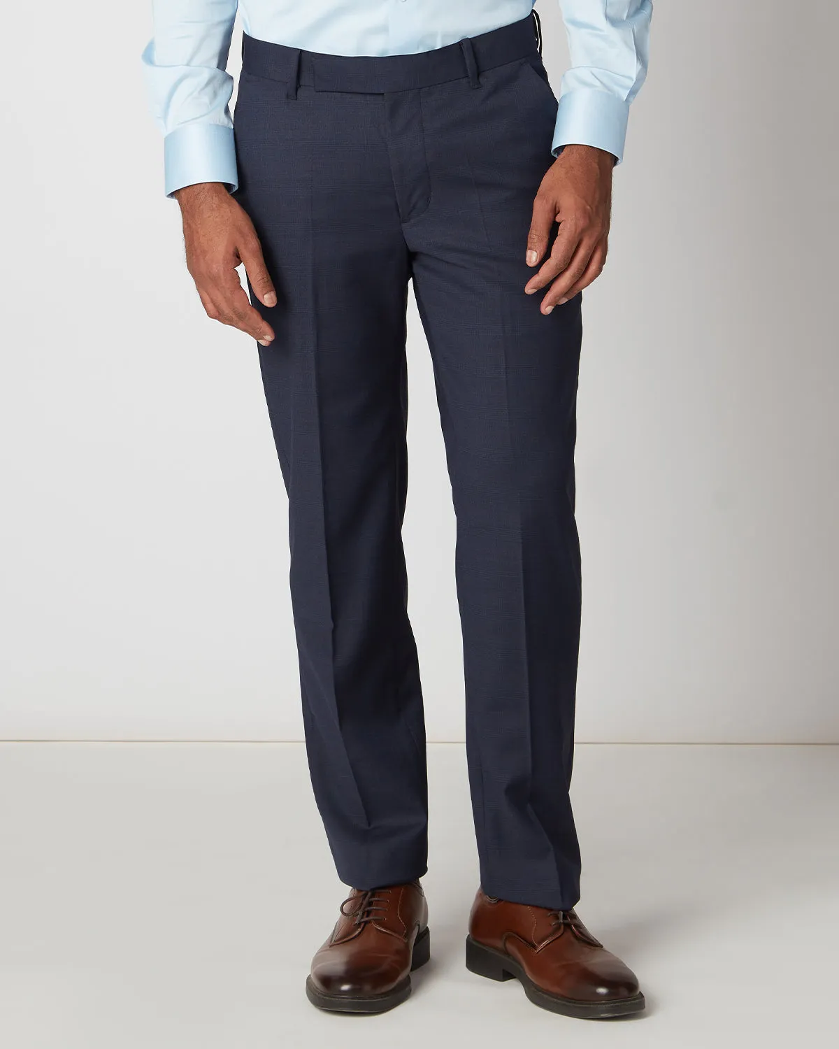 Premier Blended Wool Dress Pants - Navy