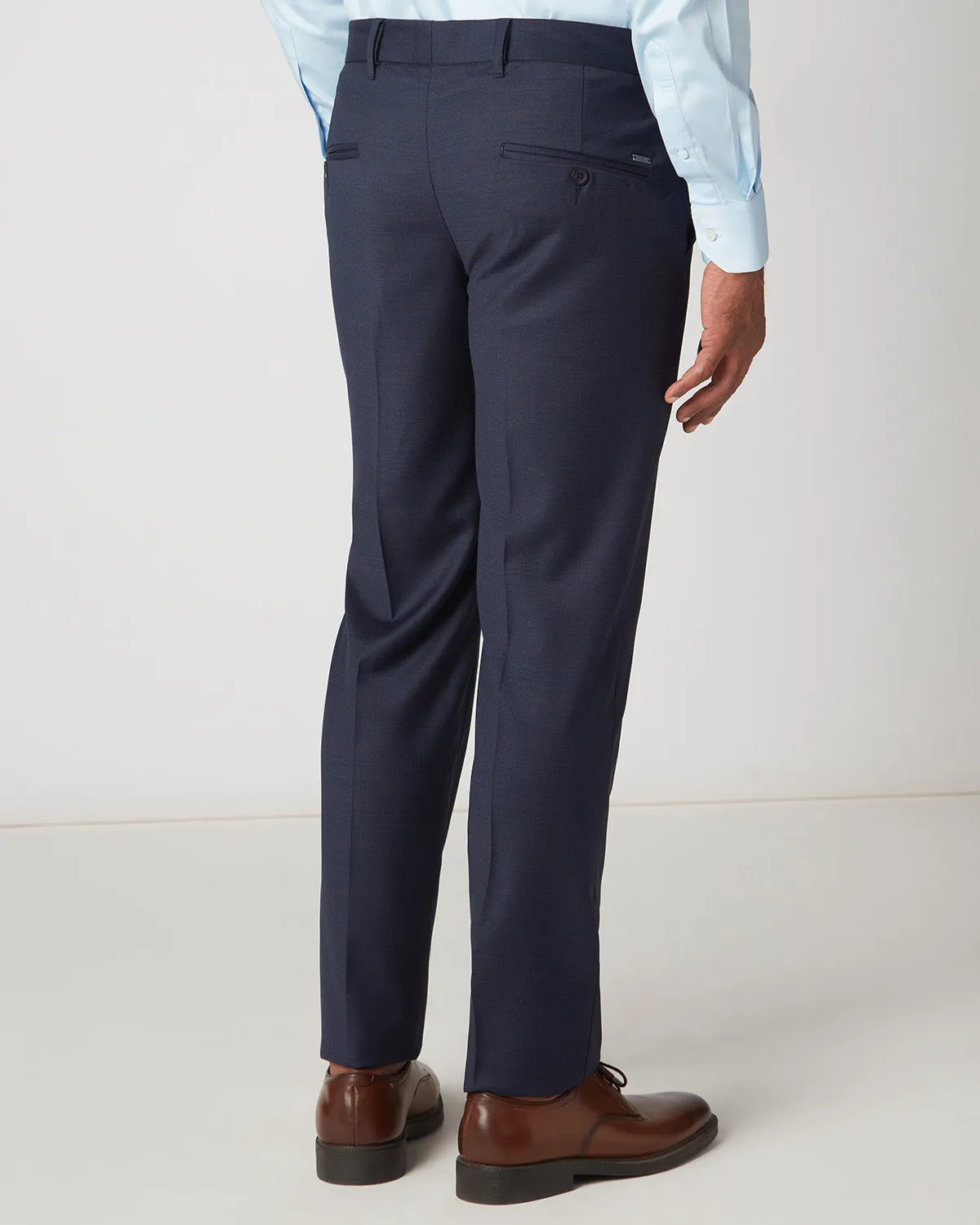 Premier Blended Wool Dress Pants - Navy