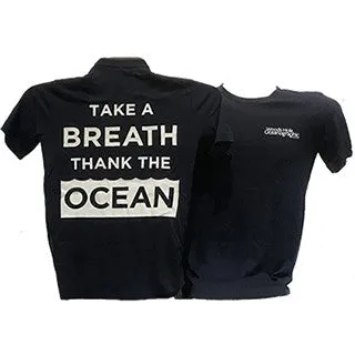 T-Shirt Take A Breath-Navy