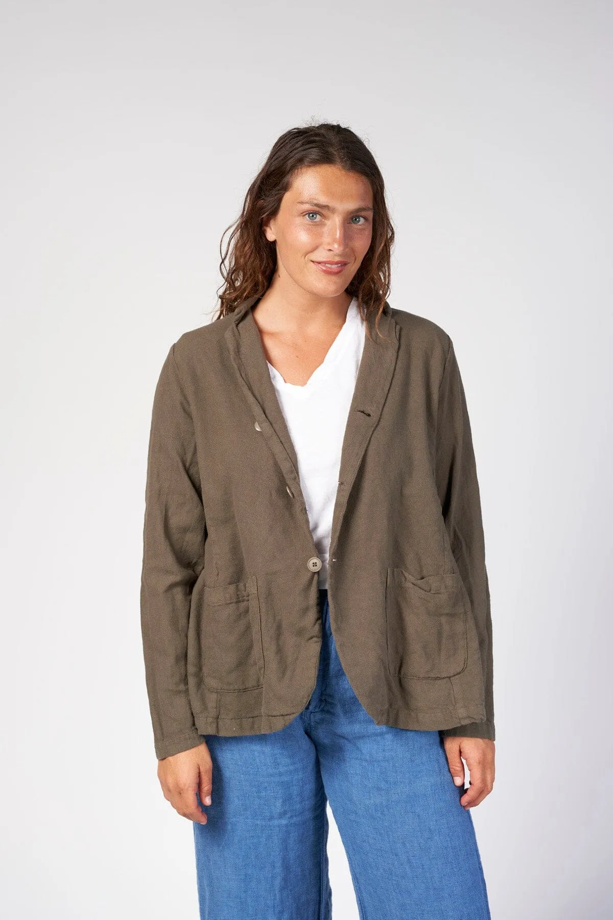 Tessa Jacket - Textured Cotton