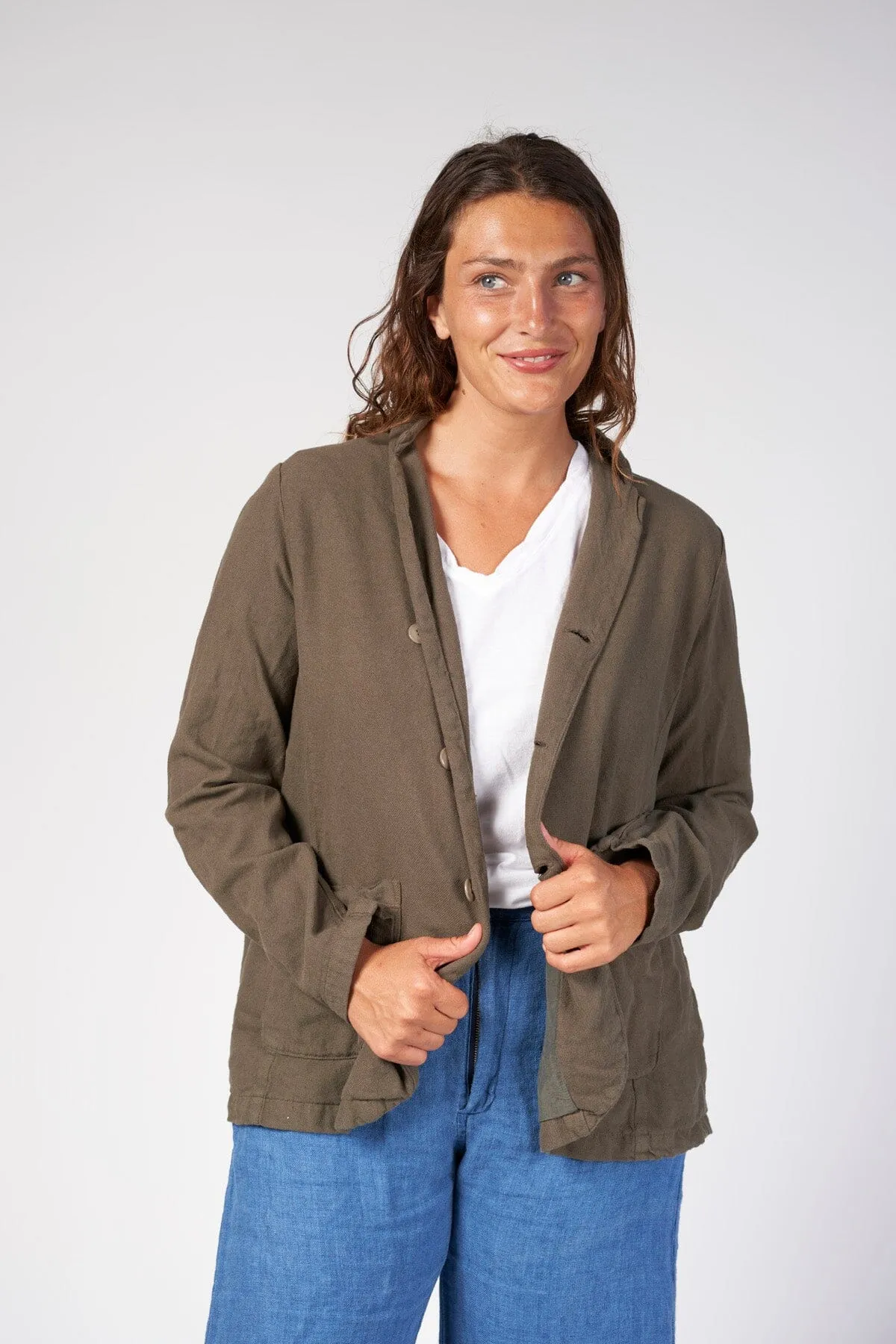 Tessa Jacket - Textured Cotton