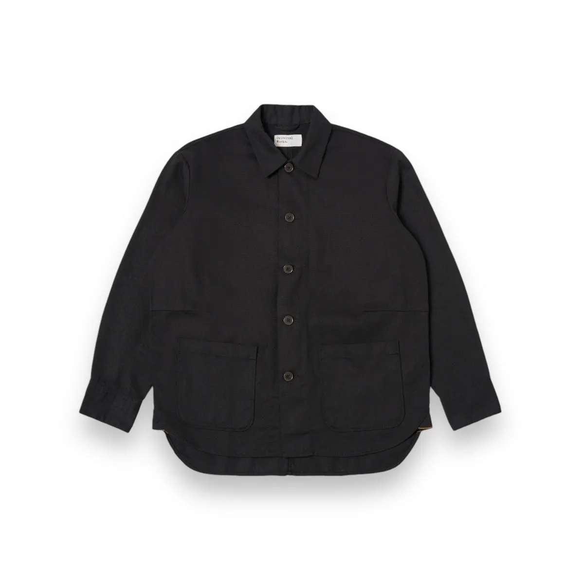 Universal Works Berlin Black Travail Shirt 30297BB works twill