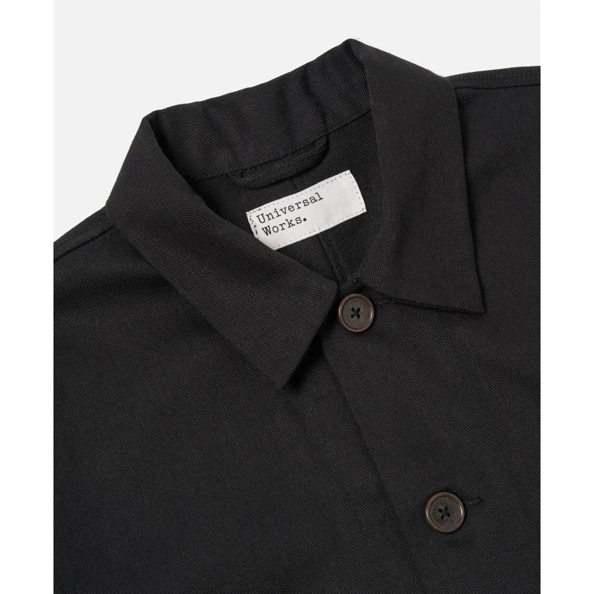 Universal Works Berlin Black Travail Shirt 30297BB works twill