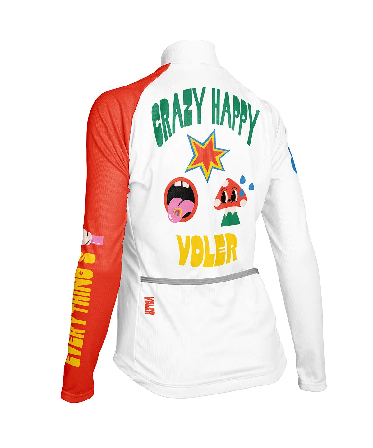 W. PELOTON THERMAL JERSEY - CRAZY HAPPY