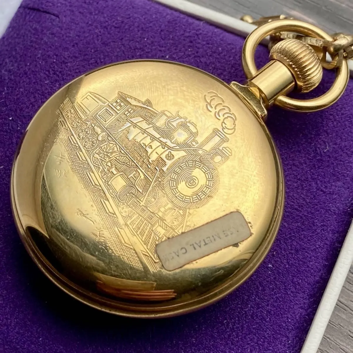 Westclox Pocket Watch Antique Manual Case Diameter 48mm Vintage Open Face