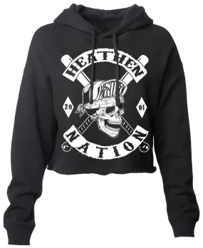 Women's Heathen Nation Crop Hoodie